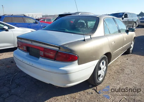 2003 Buick Century Custom z USA, uszkodzony, nr VIN 2G4WS52J631216009